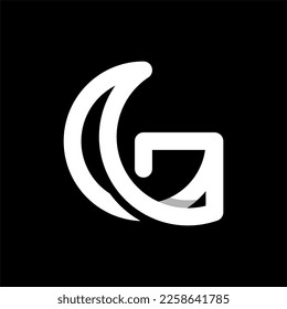 einfaches Buchstaben g) kreatives Logo-Design