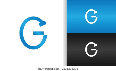 SIMPLE LETTER G LOGO COMBINATION FAUCET IN BLUE COLOR
