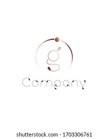 Simple letter G logo design template, vector logo for business and company identity 