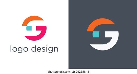 simple letter g logo icon vector design template concept