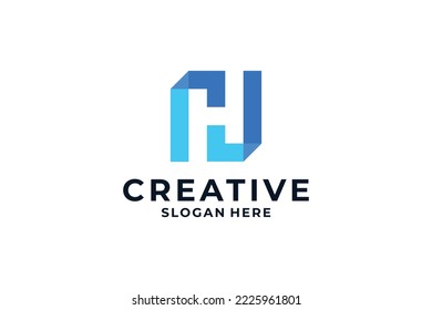 17,817 Letter H With Tech Modern Logo Design Template Images, Stock ...