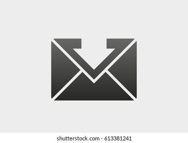Simple letter icon that notifies about new mail