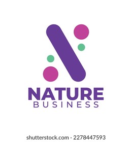simple letter initial logo for company and business