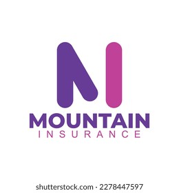 carta simple logotipo inicial para empresa y empresa