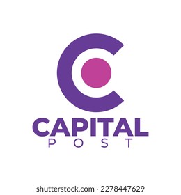 simple letter initial logo for company and business