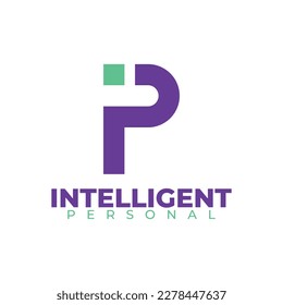 simple letter initial logo for company and business
