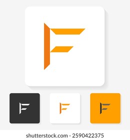 simple letter initials logo design