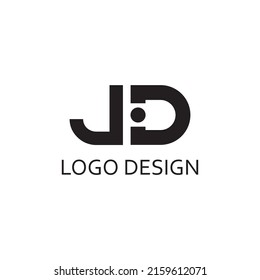 Simple Letter J D Monogram Logo Stock Vector (Royalty Free) 2159612071 ...