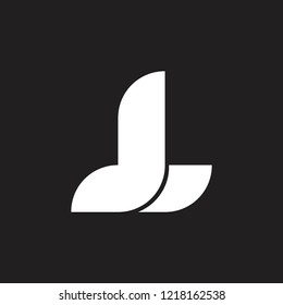simple letter jl linked logo