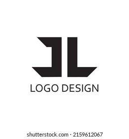 simple letter jl monogram for logo company design