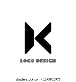 simple letter k logo design