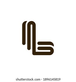 simple letter l abstract logo.