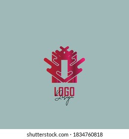 letra simple, logotipo, mezcla de líneas elegantes y modernas