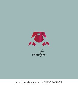 simple letter a logo, with a blend of elegant and modern lines