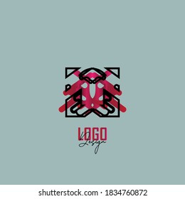 simple letter a logo, with a blend of elegant and modern lines