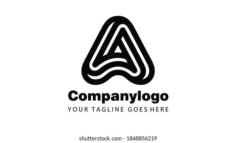 simple letter for logo design 