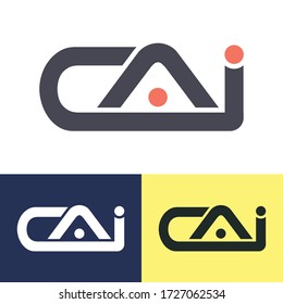 simple letter logo design template..