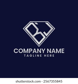 Simple Letter Logo in Diamond Frame 