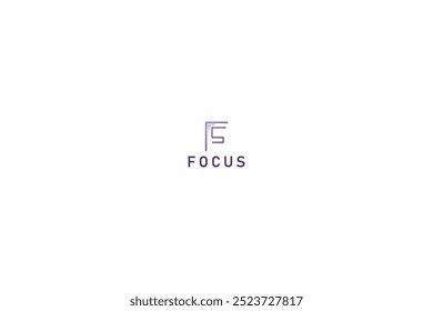 Simple letter logo F vector design creative shape