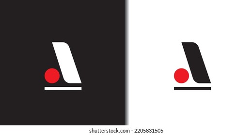 simple letter a logo template vector set