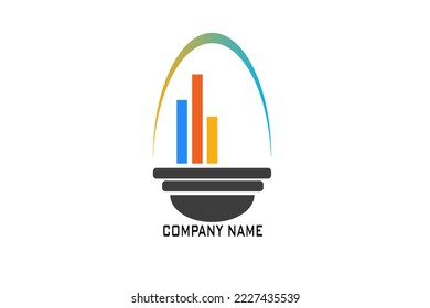 vector de plantilla de logotipo de letra simple