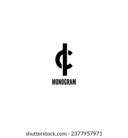 simple letter  logo template vector
