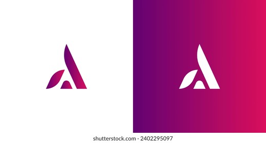 letra simple conjunto de vectores de plantilla de logotipo