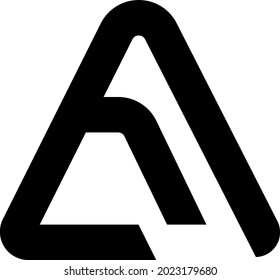 A simple letter A logo, vector illustration for your logo template, icon and many more