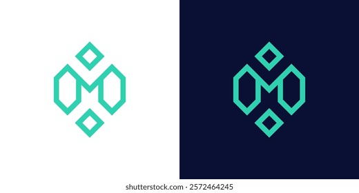 Simple letter M logo. Icon symbol design template EPS 10	
