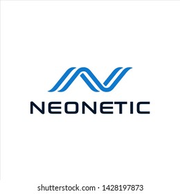 Simple Letter N Initial Logo