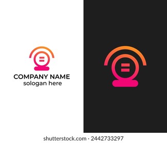 Simple Letter O bank logo design concept vector