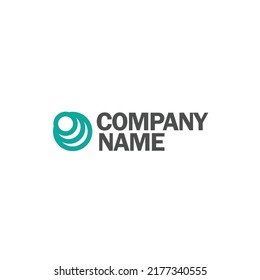 Letra simple O en forma de símbolo idea de logotipo para el inicio o la empresa existente