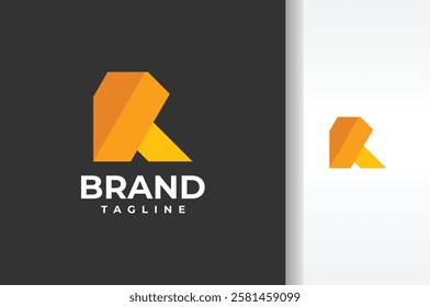 simple letter R modern logo