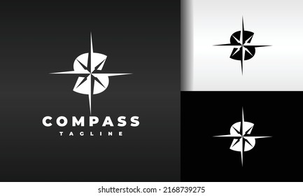 simple letter S compass logo