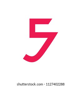 simple letter s geometric arrow logo vector