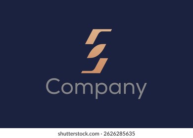 simple letter s leaf logo icon vector design template concept