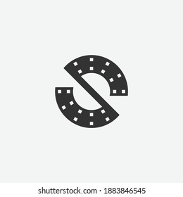 simple letter S logo design template
