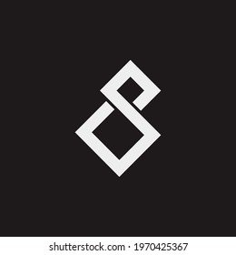 Simple letter S logo graphic design vector illustration