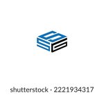 Simple Letter SSG Logo Design Typography Modern Vector Template.