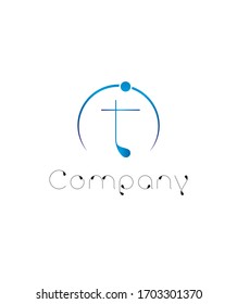 Plantilla de diseño de logotipo de letra simple T, logotipo vectorial para identidad empresarial y de empresa 