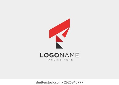 simple letter t logo icon vector design template concept