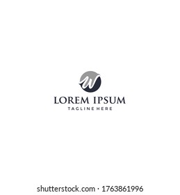 Simple letter W design logo concept, W logo design Vector