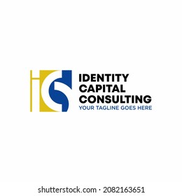 Simple letter or word ICC font with square block or negative space image graphic icon logo design abstract concept vector stock. Can be used as a symbol associated with initial