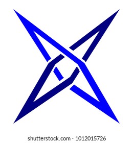 Simple letter x logo concept for business, apps, technology, media, care. creative symbol vector illustration.

