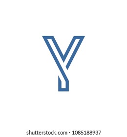 simple letter y logo