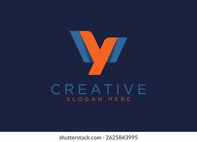 simple letter yw logo icon vector design template concept