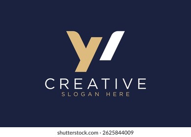 simple letter yw logo icon vector design template concept