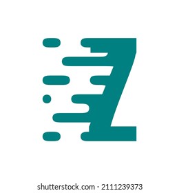  simple letter z fluid logo