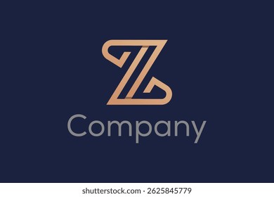 simple letter z logo icon vector design template concept