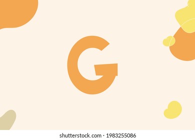 Simple letters with colorful background vector illustration good for education and collection